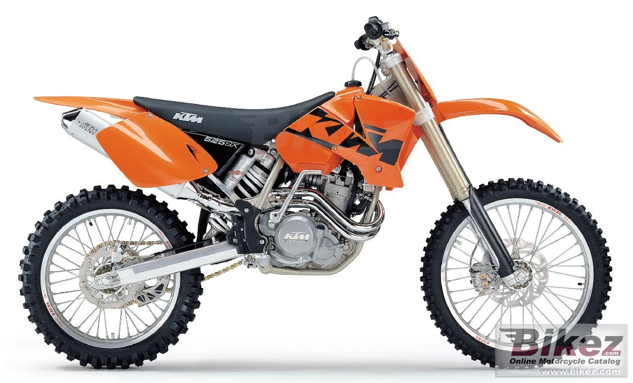 Big The respective copyright holder or manufacturer 525 sx racing picture and wallpaper from Bikez.com